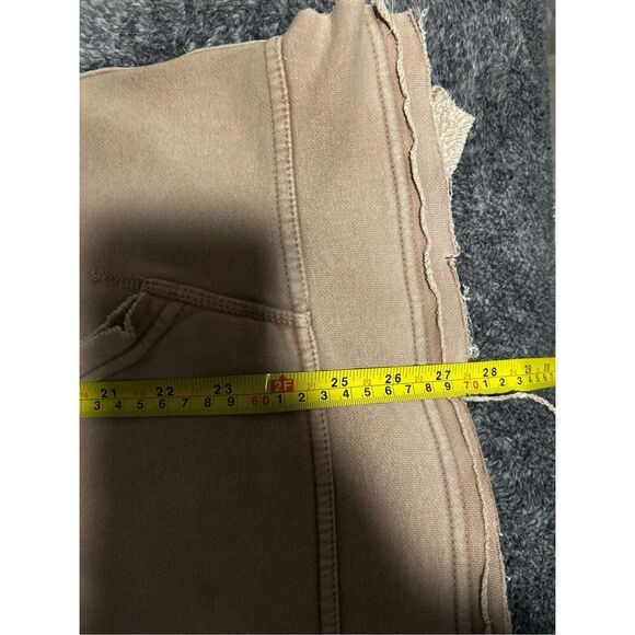 We The Free Tab Brown Zuma Hoodie Sweatshirt Size L Ombre Oversized Boho Relaxed - Picture 10 of 13